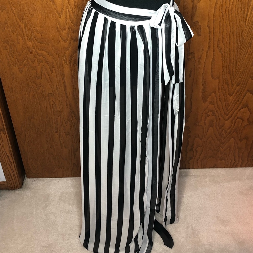 Tie waist swimsuit cover up